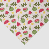Fruchtkörbe Musterkollektion - Wassermelone Seidenpapier (Ausschnitt)