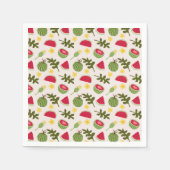 Fruchtkörbe Musterkollektion - Wassermelone Serviette (Vorderseite)