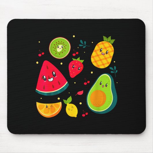 Fruchtkostüm Süßer Tee Obstsalat Männer Frauen Cou Mousepad (Vorne)