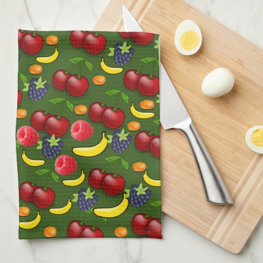 Fruchtküche Handtuch (Viertel Falte)