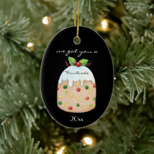 Fruchtkuchen Familienname Keramik Ornament