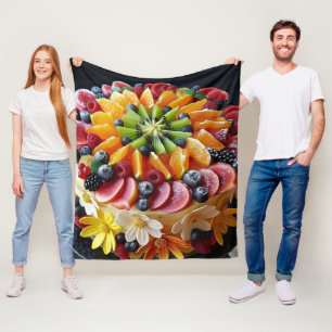 Fruchtkuchen Fleecedecke