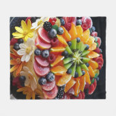 Fruchtkuchen Fleecedecke (Vorderseite (Horizontal))
