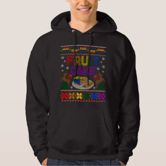 Fruchtkuchen Funny Gay Ugly Weihnachtskraut LGBT S Hoodie