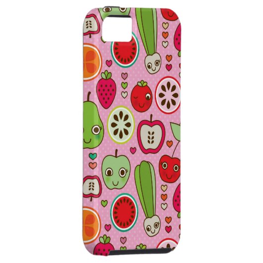 Fruchtküchen-Illustrationsmuster Case-Mate iPhone Hülle (Rückseite/rechts)