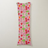 Fruchtküchen-Illustrationsmuster Seitenschläferkissen (Vorderseite Vertikal)