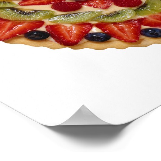 Fruchtkuchen-Poster Poster (Ecke)