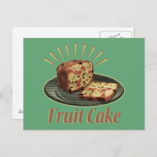 Fruchtkuchen Postkarte (Vorne/Hinten)