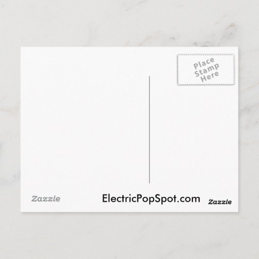 Fruchtkuchen Postkarte (Rückseite)