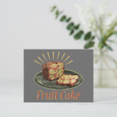 Fruchtkuchen Postkarte (Stehend Vorderseite)