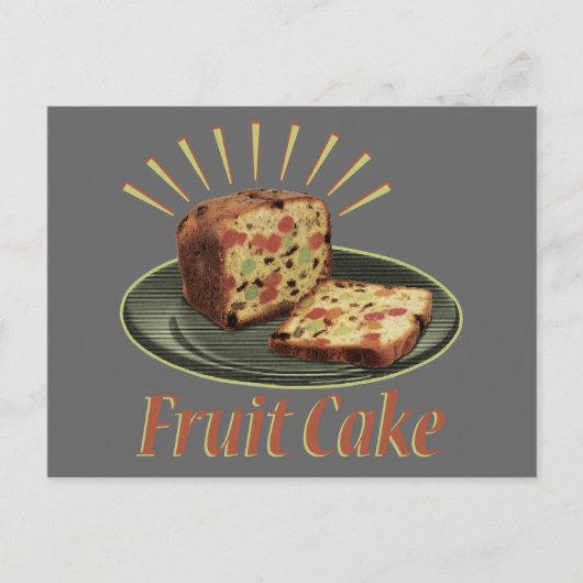 Fruchtkuchen Postkarte (Vorderseite)