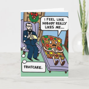 Fruchtkuchen-Psychologie-Grußkarte Karte