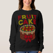 Fruchtkuchen Ugly Christmas Sweater Style Sweatshirt (Vorderseite)