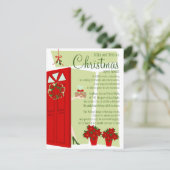 Fruchtkuchen vor der Tür Einladung (Stehend Vorderseite)