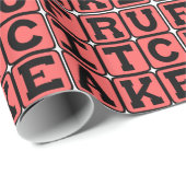 Fruchtkuchen, Weihnachts-Dessert Geschenkpapier (Rolleneckpunkt)