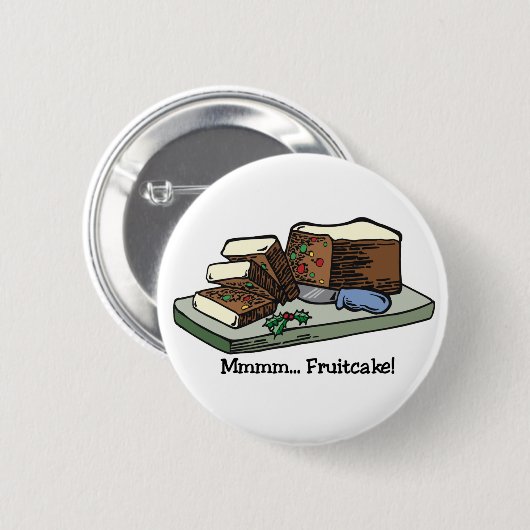 Fruchtkuchenknopf Button (Vorne & Hinten)