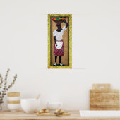 "Fruchtlady" Poster (Küche)