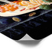 Fruchtleben in einer Landschaft Poster (Ecke)