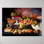 Fruchtleben in einer Landschaft Poster (Vorne)