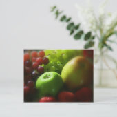 Fruchtleben Postkarte (Stehend Vorderseite)
