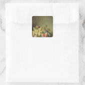 Fruchtleben Quadratischer Aufkleber (Tasche)