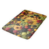 Fruchtliebhaber Genießen farbenfrohe Platter, Badematte (Schrägansicht)