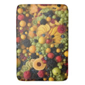 Fruchtliebhaber Genießen farbenfrohe Platter, Badematte (Vorderseite Vertikal)