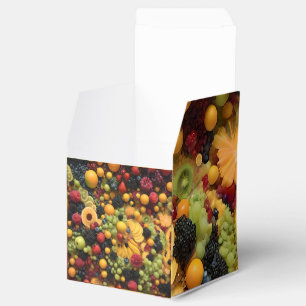Fruchtliebhaber Genießen farbenfrohe Platter, Geschenkschachtel