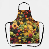 Fruchtliebhaber Genießen farbenfrohe Platter, Schürze (Vorderseite)