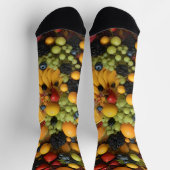 Fruchtliebhaber Genießen farbenfrohe Platter, Socken (Oben)