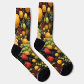 Fruchtliebhaber Genießen farbenfrohe Platter, Socken (Rechts)