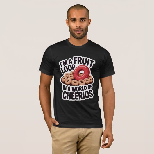 Fruchtloop in einer Welt der Cheerios T-Shirt (Vorne ganz)