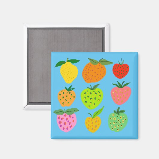 Fruchtmagnet Magnet (Vorderseite/Rückseite)