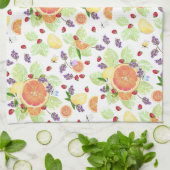 Fruchtmark Citrus Mix Grapefruit Lemon Orange Geschirrtuch (Gefaltet)