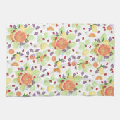 Fruchtmark Citrus Mix Grapefruit Lemon Orange Geschirrtuch (Horizontal)