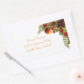 Fruchtmarke für Herbst Rechteckiger Aufkleber (Umschlag)