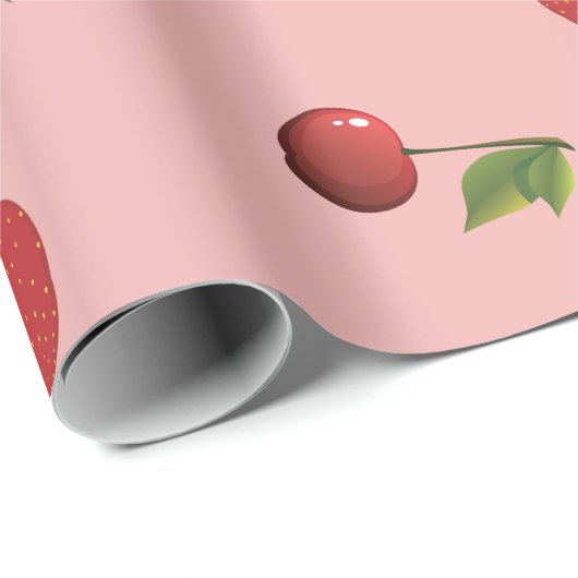 Fruchtmischpapier Geschenkpapier (Rolleneckpunkt)