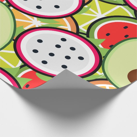 Fruchtmischpapier Geschenkpapier (Ecke)