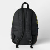 "Fruchtmuse: Kirsche Leinwand" Bedruckter Rucksack (Rückseite)