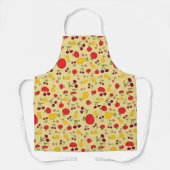 Fruchtmuster Äpfel Kirschen und Birnen Schürze (Vorderseite)