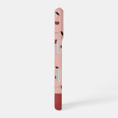Fruchtmuster aus Polka dot cherry mit individuelle iPhone 16 Hülle (Rechte Seite)