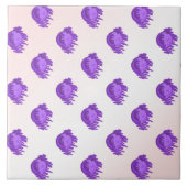 Fruchtmuster Blaubeeren und Creme Fliese (Vorderseite)