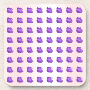 Fruchtmuster Blaubeeren und Creme Getränkeuntersetzer