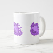 Fruchtmuster Blaubeeren und Creme Jumbo-Tasse (Vorderseite Rechts)