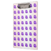 Fruchtmuster Blaubeeren und Creme Klemmbrett (Links)