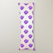 Fruchtmuster Blaubeeren und Creme Seitenschläferkissen (Vorderseite Vertikal)