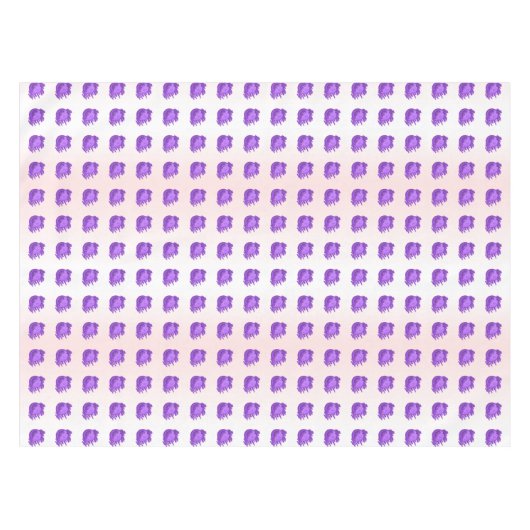 Fruchtmuster Blaubeeren und Creme Tischdecke (Vorderseite (Horizontal))