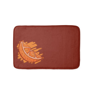 Fruchtmuster Blut Orange Badematte