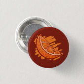 Fruchtmuster Blut Orange Button (Vorne & Hinten)