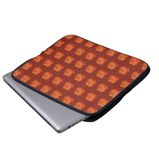 Fruchtmuster Blut Orange Electronic Laptopschutzhülle (Vorne Knopf)